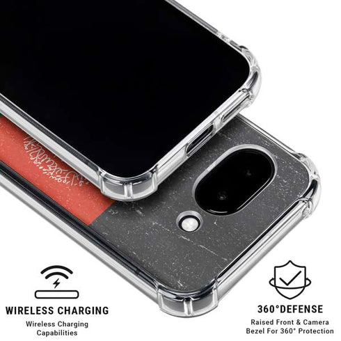Afghanistan Flag Distressed Google Pixel 9a Clear Case